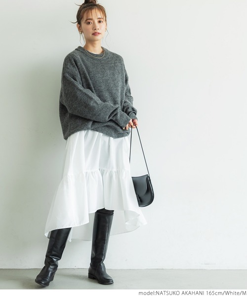 coca(coca)(コカ)の「ティアードワンピース(ワンピース・レディース・ホワイト/ブラック・M/L)」の11枚目の写真