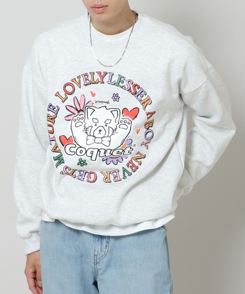 【UNISEX】COQUET STUDIO／フラワーレッサープルオーバー 2163882