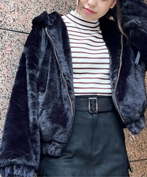 TORTE | ボリュームファーフードブルゾン(ブルゾン)