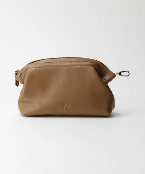 ＆MyuQ（アンドミューク）の「【矢野未希子さん着用】【別注】＜ &MyuQ ＞ EPNA ポーチ 財布 セット（ショルダーバッグ・レディース・ブラック/オフホワイト/モカ・FREE）」の7枚目の写真