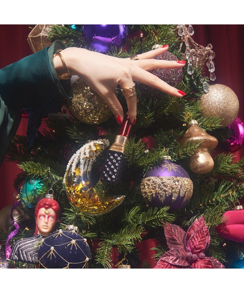 セール】ガラスオーナメント リップスティック（インテリア雑貨