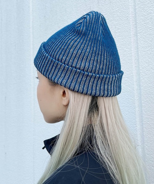 Figments（フィグメンツ）の「リブニットキャップ（ニットキャップ/ビーニー・レディース・ブラック/オレンジ/ブルー・FREE）」の13枚目の写真