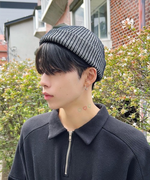 Figments（フィグメンツ）の「リブニットキャップ（ニットキャップ/ビーニー・レディース・ブラック/オレンジ/ブルー・FREE）」の17枚目の写真