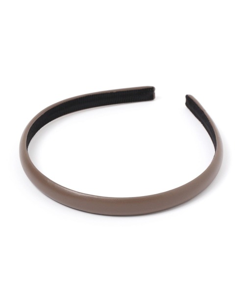 LEPSIM（レプシィム）の「フェイクレザーカチューシャ　170781（カチューシャ・レディース・ブラック/ブラウン/グリーン・ONE SIZE）」の11枚目の写真