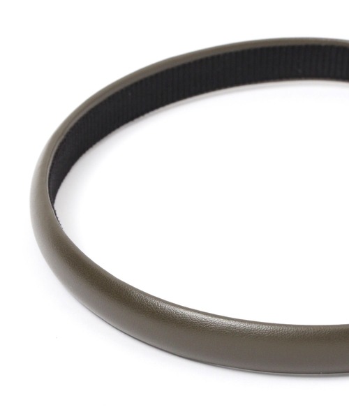 LEPSIM（レプシィム）の「フェイクレザーカチューシャ　170781（カチューシャ・レディース・ブラック/ブラウン/グリーン・ONE SIZE）」の9枚目の写真