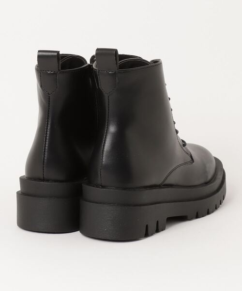 atmos pink（アトモスピンク）の「FAVOFAVO / ファボファボ 厚底タンクソールレースアップブーツ（ブーツ・レディース・ブラック/ダークブラウン/アイボリー・LL/M/L/S）」の4枚目の写真