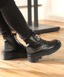 atmos pink | FAVOFAVO / ファボファボ 厚底タンクソールレースアップブーツ(ブーツ)