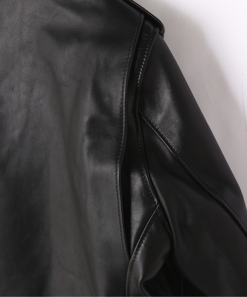 schott（ショット）の「Schott/ショット/603UST STAND ONESTAR/スタンドワンスター（ライダースジャケット・メンズ・ブラック・36/38/42/44/40）」の9枚目の写真