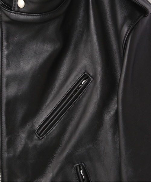 schott（ショット）の「Schott/ショット/603UST STAND ONESTAR/スタンドワンスター（ライダースジャケット・メンズ・ブラック・36/38/42/44/40）」の8枚目の写真