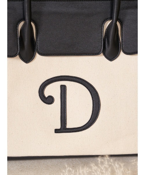 Darich（ダーリッチ）の「Dモチーフトートバッグ（トートバッグ・レディース・キャメル/ピンクベージュ/アイボリー/ブラック・FREE）」の12枚目の写真