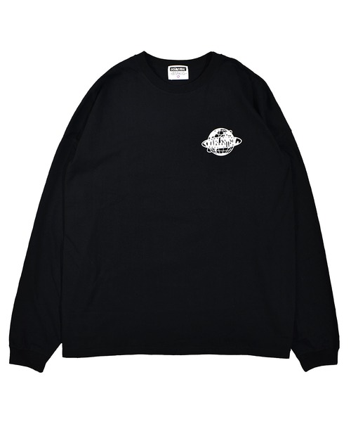 DOUBLE STEAL(ダブルスティール)の「WORLD LOGO 長袖Tシャツ(Tシャツ/カットソー・メンズ・ライトグレー/ライトパープル/ホワイト/ブラック・LARGE/X-LARGE/MEDIUM)」の10枚目の写真