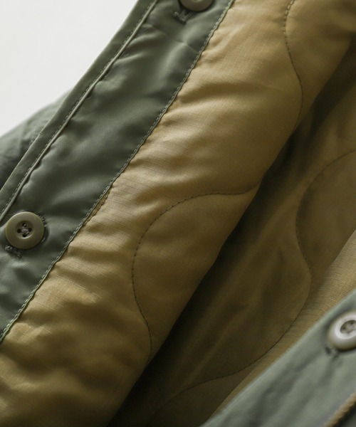 ZIP FIVE（ジップファイブ）の「【loot box】 コットンナイロン3WAYモッズコート【キルティングライナーset】（モッズコート・メンズ・オリーブ/ブラック・LARGE/MEDIUM/X-LARGE）」の9枚目の写真