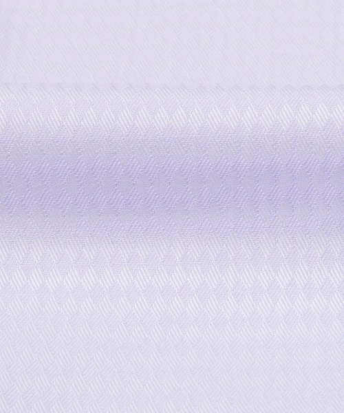 TOKYO SHIRTS（トウキョウシャツ）の「スーピマ 形態安定ノーアイロン スナップダウン 長袖ビジネスワイシャツ（ビジネスシャツ・メンズ・ライトパープル・首回り41cm-裄丈82cm/首回り42cm-裄丈86cm/首回り42cm-裄丈82cm/首回り43cm-裄丈86cm/首回り37cm-裄丈84cm/首回り43cm-裄丈82cm/首回り39cm-裄丈80cm/首回り41cm-裄丈86cm/首回り37cm-裄丈80cm/首回り39cm-裄丈84cm）」の4枚目の写真