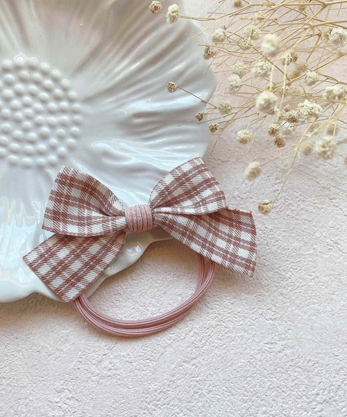 lulunoix/チェックリボンヘアゴム（ヘアゴム）｜CERCA（チェルカ）の