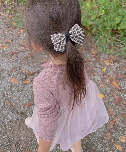 【lululemon】パステル・チェック柄・可愛いリボン☆ヘアバンド ドット柄リボン付き ヘアバンド 女の子用 – emmaのchoice 公式