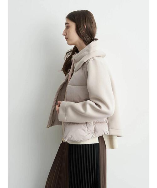 YECCA VECCA（イェッカヴェッカ）の「中綿×カットボンディングZIP