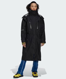 あだ　ステラマッカートニーゴアテックス　adidas フード付ロングコート adidas by Stella McCartney（アディダスバイステラ