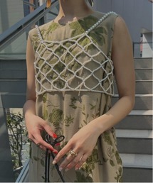 Ameri | RHOMBUS PEARL BUSTIER(その他トップス)