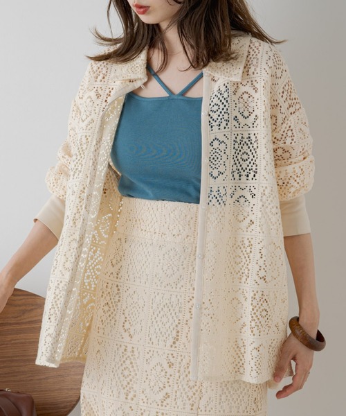 Kastane（カスタネ）の「長袖シャツ（シャツ/ブラウス・レディース・アイボリー・FREE）」の4枚目の写真