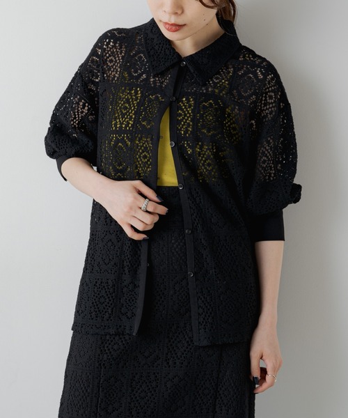 Kastane（カスタネ）の「長袖シャツ（シャツ/ブラウス・レディース・アイボリー・FREE）」の6枚目の写真