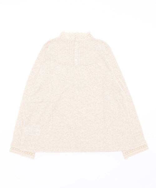 Samansa Mos2（サマンサ モスモス）の「スタンドレースカットソー（Tシャツ/カットソー・レディース・ブラック/オフホワイト/キナリ・ﾌﾘ-）」の7枚目の写真