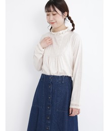 Samansa Mos2 | スタンドレースカットソー(Tシャツ/カットソー)