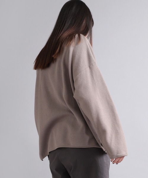 RNA-N（アールエヌエーエヌ）の「M2003 コットンニットカーディガン（カーディガン/ボレロ・レディース・セージグリーン/レディッシュグレー/スミクロ・MEDIUM）」の13枚目の写真