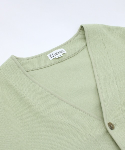 RNA-N（アールエヌエーエヌ）の「M2003 コットンニットカーディガン（カーディガン/ボレロ・レディース・セージグリーン/レディッシュグレー/スミクロ・MEDIUM）」の18枚目の写真