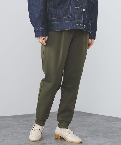 BEAMS HEART(ビームスハート)の「BEAMS HEART / 裾リブ イージーパンツ(その他パンツ・レディース・ブラック/オリーブ/ベージュ・SMALL/MEDIUM)」の3枚目の写真
