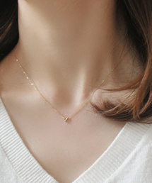 <ラストワン>【K10】トライアングルネックレス　三角/三角形/幾何学
