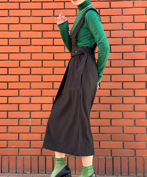 deux amour（ドゥーザムール）の「ワンショルダーロングスカート（スカート・レディース・ライトグレー/ブラック・MEDIUM）」の9枚目の写真