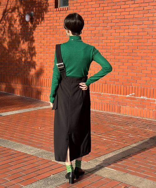 deux amour（ドゥーザムール）の「ワンショルダーロングスカート（スカート・レディース・ライトグレー/ブラック・MEDIUM）」の11枚目の写真