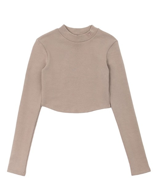 runningHIGH（ランニングハイ）の「【RUNNING HIGH 】クロップ モックネック スリム トップ / CROP MOCK