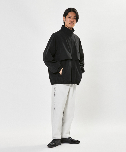 EDIFICE(エディフィス)の「【LA BOUCLE / ラブークル】スタンドショートブルゾン コットン/ナイロン(その他アウター・メンズ・ブラック・1/2)」の10枚目の写真