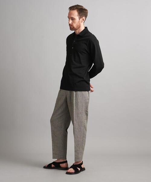 SOVEREIGN（ソブリン）の「＜SOVEREIGN＞ コットン プルオーバーシャツ（Tシャツ/カットソー・メンズ・ホワイト/ブラック/ネイビー・S/M/L/XL）」の6枚目の写真