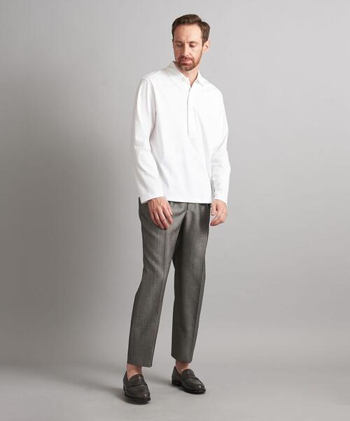 SOVEREIGN（ソブリン）の「＜SOVEREIGN＞ コットン プルオーバーシャツ（Tシャツ/カットソー・メンズ・ホワイト/ブラック/ネイビー・S/M/L/XL）」の5枚目の写真