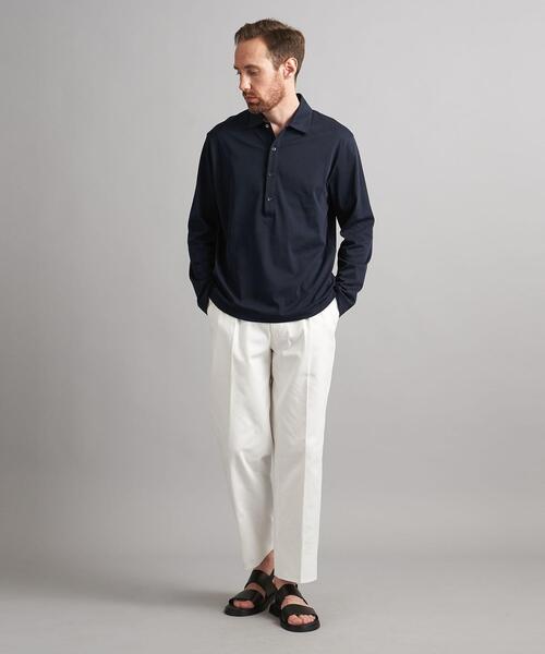 SOVEREIGN（ソブリン）の「＜SOVEREIGN＞ コットン プルオーバーシャツ（Tシャツ/カットソー・メンズ・ホワイト/ブラック/ネイビー・S/M/L/XL）」の11枚目の写真