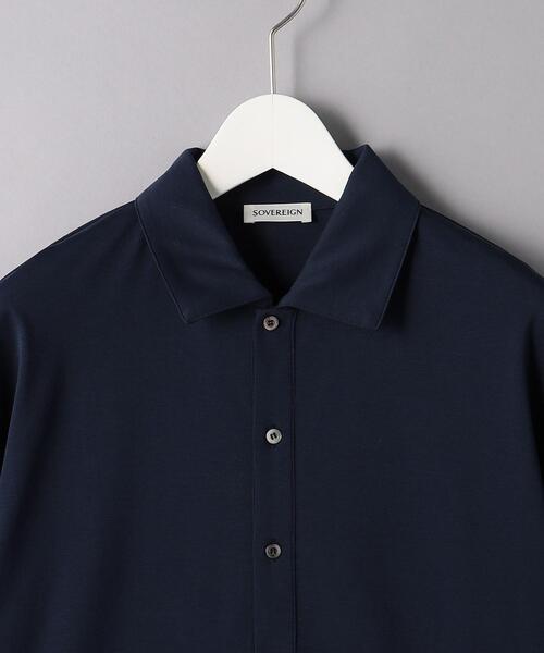 SOVEREIGN（ソブリン）の「＜SOVEREIGN＞ コットン プルオーバーシャツ（Tシャツ/カットソー・メンズ・ホワイト/ブラック/ネイビー・S/M/L/XL）」の13枚目の写真