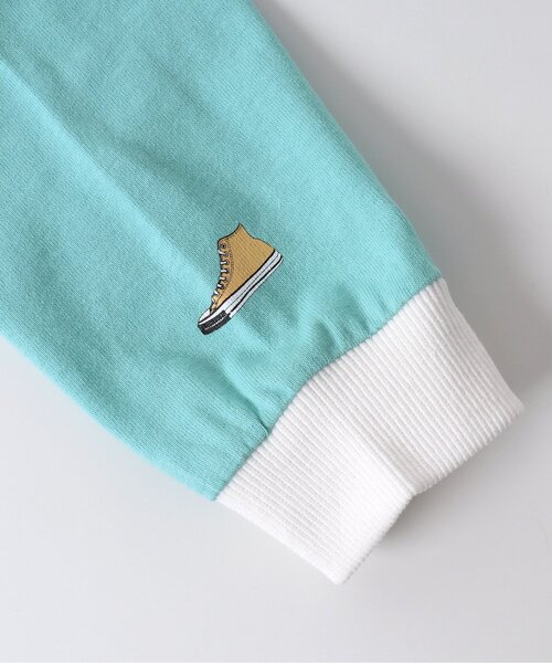 CONVERSE（コンバース）の「CONVERSE 5色3柄Tシャツ（Tシャツ/カットソー・キッズ・ピンク/レインボー/ミント/サックスブルー/オフホワイト・80/90/100/110/120/130/140）」の15枚目の写真