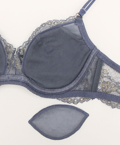 Chut！ INTIMATES（シュットインティメイツ）の「【L字ワイヤーで痛くない】ドレスイージーブラ[Chic] (C405)（ブラジャー・レディース・アイボリー/ダークグレー・M1/M2/M3/L1/L2/L3/M4/M5/L4）」の8枚目の写真