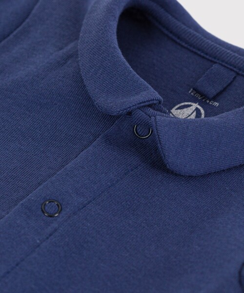 PETIT BATEAU（プチバトー）の「前開き半袖ボディ（ロンパース・キッズ・ピンク/ネイビー・6MONTH/12MONTH）」の7枚目の写真