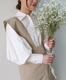 CORNERS | Vネックロングジャンスカ(ジャンパースカート)