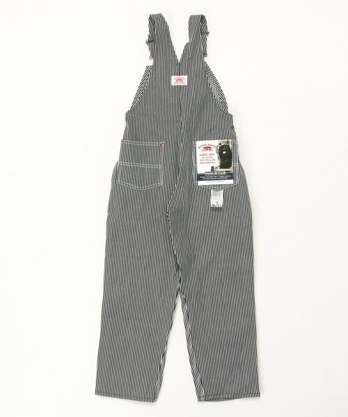 ROUND HOUSE(ラウンドハウス)の「【T16】【ROUND HOUSE/ラウンドハウス】MADE IN USA SUPERIOR YOUTH STRIPE BIB OVERALL RH63(サロペット/オーバーオール・キッズ・ストライプ・18/8/12/10)」の2枚目の写真