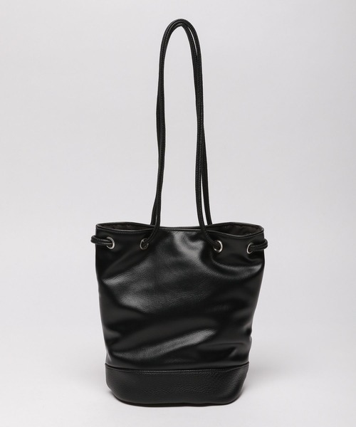 LAKOLE（ラコレ）の「2WAY巾着ショルダーバッグ / 177591（ショルダーバッグ・メンズ・ブラック/チャコールグレー/オフホワイト・FREE）」の14枚目の写真