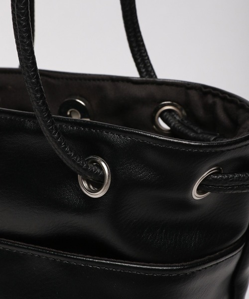 LAKOLE（ラコレ）の「2WAY巾着ショルダーバッグ / 177591（ショルダーバッグ・メンズ・ブラック/チャコールグレー/オフホワイト・FREE）」の19枚目の写真