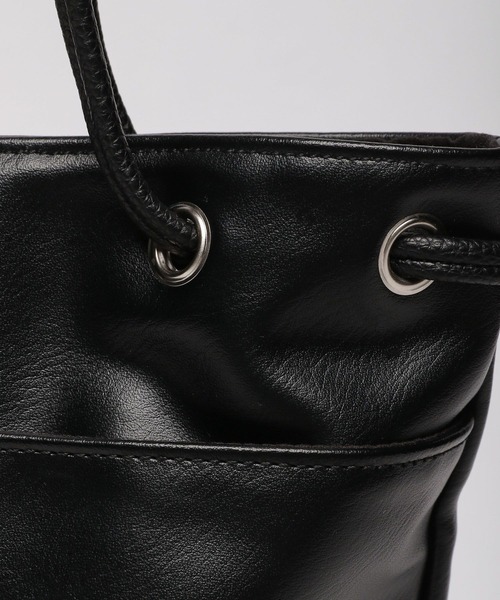 LAKOLE（ラコレ）の「2WAY巾着ショルダーバッグ / 177591（ショルダーバッグ・メンズ・ブラック/チャコールグレー/オフホワイト・FREE）」の17枚目の写真