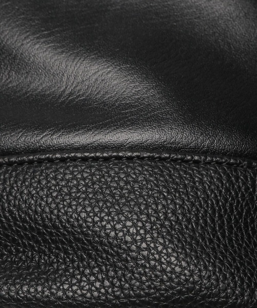 LAKOLE（ラコレ）の「2WAY巾着ショルダーバッグ / 177591（ショルダーバッグ・メンズ・ブラック/チャコールグレー/オフホワイト・FREE）」の22枚目の写真