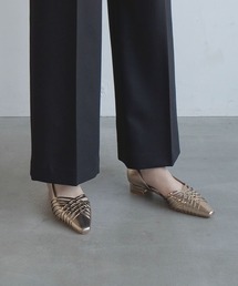 Daniella&GEMMA | メタリックセパレートフラットパンプス(パンプス)