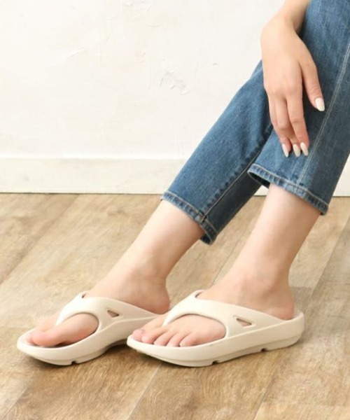 polka polka（ポルカポルカ）の「polka polka / ポルカポルカ エアリートング サンダル ビーチサンダル tongs sandals SDI / DC（サンダル・レディース・ライトグリーン/ブラック/グレー/アイボリー/グリーン・L/M）」の18枚目の写真