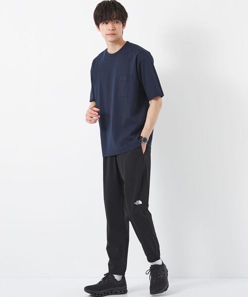 green label relaxing（グリーンレーベルリラクシング）の「ポンチ クルーネック カットソー（Tシャツ/カットソー・メンズ・ライム/ネイビー/グレー/ホワイト・XL/XXL/S/M/L）」の5枚目の写真